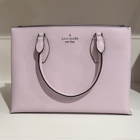 kate spade Handbags - Kate Spade Rae Medium Satchel in Lilac Moon with Silvertone Hardware